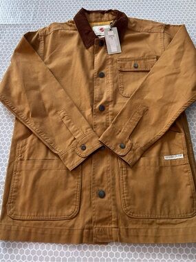 NWT Southern Proper Tan Canvas Work Bluff Barn Jacket Size M